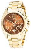 Michael Kors Bradshaw Brown Dial Gold Steel Strap Watch for Women - MK5502 Authentic Buy Shop Now
