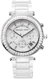 Michael Kors Parker White Dial White Leather Strap Watch for Women - MK5848 Authentic Buy Shop Now