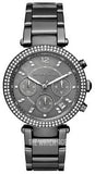 Michael Kors Parker Chronograph Grey Dial Grey Steel Strap Watch For Women - MK6265 Authentic Buy Shop Now