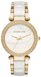 Michael Kors Parker Mother of Pearl Dial Two Tone Steel Strap Watch for Women - MK6400 Authentic Buy Shop Now