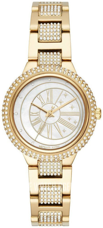 Michael Kors Taryn Mother of Pearl Dial Gold Steel Strap Watch For Women - MK6567 Authentic Buy Shop Now