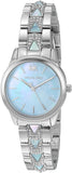 Michael Kors Runway Mercer Quartz Mother of Pearl Blue Dial Silver Steel Strap Watch For Women - MK6857 Authentic Buy Shop Now