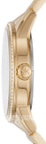 Michael Kors Ritz Pave Crystals Gold Dial Gold Steel Strap Watch for Women - MK6862 Authentic Buy Shop Now