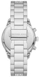 Michael Kors Layton Chronograph Silver Dial Silver Steel Strap Watch For Women - MK6976 Authentic Buy Shop Now