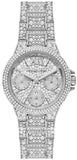 Michael Kors Camille Multifunction Crystals Silver Dial Silver Steel Strap Watch For Women - MK6996 Authentic Buy Shop Now