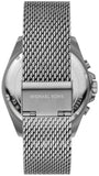 Michael Kors Brecken Chronograph Grey Dial Silver Mesh Strap Watch For Men - MK8868 Authentic Buy Shop Now