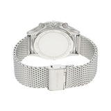 Michael Kors Slim Runway Chronograph Silver Dial Silver Mesh Bracelet Watch For Men - MK9059 Authentic Buy Shop Now