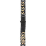 Michael Kors Wren Chronograph Black Dial Two Tone Steel Strap Watch for Women - MK6978 Authentic Buy Shop Now
