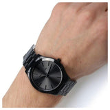 Michael Kors Slim Runway Black Dial Black Steel Strap Watch for Men - MK8507 Authentic Buy Shop Now