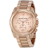 Michael Kors Blair Rose Gold Dial Rose Gold Steel Strap Watch for Women - MK5263 Authentic Buy Shop Now