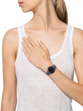 Michael Kors Bradshaw Chronograph Black Dial Black Steel Strap Watch For Women - MK6058 Authentic Buy Shop Now