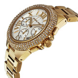 Michael Kors Camille Silver Diamonds Dial Gold Steel Strap Watch for Women - MK5756 Authentic Buy Shop Now