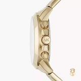 Michael Kors Bradshaw Chronograph Gold Dial Gold Steel Strap Watch For Women - MK5777 Authentic Buy Shop Now