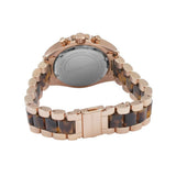 Michael Kors Bradshaw Chronograph Brown Dial Two Tone Steel Strap Watch For Women - MK5944 Authentic Buy Shop Now