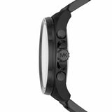 Michael Kors Brecken Chronograph Black Dial Black Steel Strap Watch For Men - MK8858 Authentic Buy Shop Now