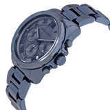 Michael Kors Brecken Chronograph Quartz Blue Dial Blue Steel Strap Watch For Men - MK6361 Authentic Buy Shop Now