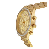 Michael Kors Brinkley Diamonds Gold Dial Gold Steel Strap Watch for Women - MK6187 Authentic Buy Shop Now