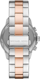 Michael Kors Bryn Pavé White Dial Two Tone Steel Strap Watch For Women - MK7201 Authentic Buy Shop Now