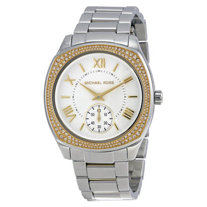 Michael Kors Bryn Silver Dial Silver Steel Strap Watch For Women - MK6277 Authentic Buy Shop Now