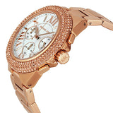 Michael Kors Camille Chronograph White Dial Rose Gold Steel Strap Watch for Women - MK5636 Authentic Buy Shop Now