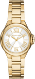 Michael Kors Camille Quartz White Dial Gold Steel Strap Watch For Women - MK7255 Authentic Buy Shop Now