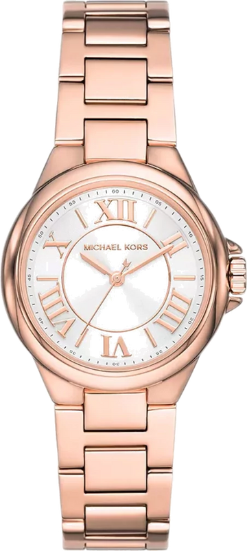 Michael Kors Camille Quartz White Dial Rose Gold Steel Strap Watch For Women - MK7256 Authentic Buy Shop Now