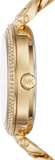 Michael Kors Catelyn Crystals Gold Dial Gold Steel Strap Watch For Women - MK4674 Authentic Buy Shop Now