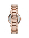Michael Kors Catlin Black Dial Rose Gold Steel Strap Watch for Women - MK3339 Authentic Buy Shop Now