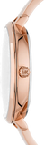 Michael Kors Charley Quartz Crystals Rose Gold Dial Rose Gold Steel Strap Watch For Women - MK4433 Authentic Buy Shop Now