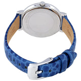 Michael Kors Cinthia Mother of Pearl Dial Blue Leather Strap Watch for Women - MK2661 Authentic Buy Shop Now