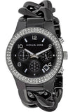 Michael Kors Ceramic Black Dial Black Steel Strap Watch for Women - MK5388 Authentic Buy Shop Now