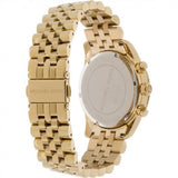 Michael Kors Lexington Chronograph Gold Dial Gold Steel Strap Watch for Women - MK5556 Authentic Buy Shop Now