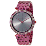 Michael Kors Darci Black Dial Purple Steel Strap Watch for Women - MK3554 Authentic Buy Shop Now