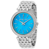 Michael Kors Darci Mother of Pearl Blue Dial Silver Steel Strap Watch for Women - MK3515 Authentic Buy Shop Now