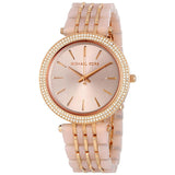 Michael Kors Darci Rose Gold Dial Two Tone Steel Strap Watch for Women - MK4327 Authentic Buy Shop Now