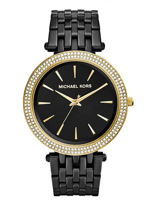 Michael Kors Darci Black Dial Black Steel Strap Watch for Women - MK3322 Authentic Buy Shop Now