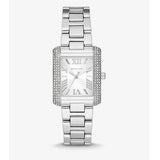 Michael Kors Emery Three-Hand Crystals White Dial Silver Steel Strap Watch for Women - MK4642 Authentic Buy Shop Now