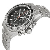 Michael Kors Everest Chronograph Black Dial Silver Steel Strap Watch For Women - MK5753 Authentic Buy Shop Now