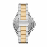 Michael Kors Everest Chronograph Black Dial Two Tone Steel Strap Watch For Women - MK7209 Authentic Buy Shop Now