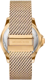 Michael Kors Everest Chronograph Gold Dial Gold Mesh Strap Watch For Men - MK9083 Authentic Buy Shop Now