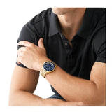 Michael Kors Everest Chronograph Blue Dial Two Tone Steel Strap Watch For Men - MK8978 Authentic Buy Shop Now