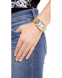Michael Kors Emery Three-Hand Crystals Silver Dial Gold Steel Strap Watch for Women - MK4640 Authentic Buy Shop Now