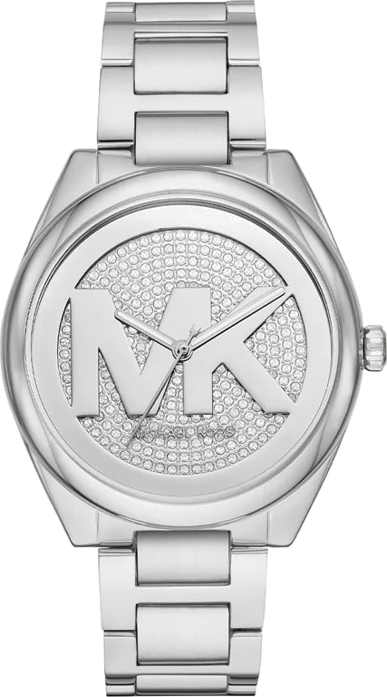 Michael Kors Janelle Quartz Silver Dial Silver Steel Strap Watch For Women - MK7311 Authentic Buy Shop Now