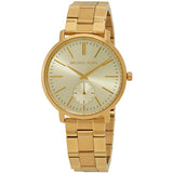 Michael Kors Jaryn Analog Quartz Gold Dial Gold Steel Strap Watch For Women - MK3500 Authentic Buy Shop Now