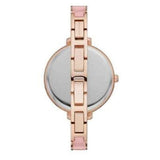 Michael Kors Jaryn Analog Rose Gold Dial Pink Steel Strap Watch For Women - MK4545 Authentic Buy Shop Now
