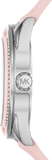 Michael Kors Jessa Quartz Silver Dial Pink Silicone Strap Watch For Women - MK7268 Authentic Buy Shop Now