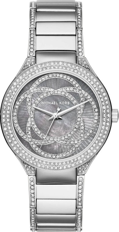 Michael Kors Kerry Mother of Pearl Dial Silver Strap Watch for Women - MK3480 Authentic Buy Shop Now