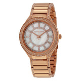 Michael Kors Kerry Mother of Pearl Dial Rose Gold Steel Strap Watch for Women - MK3313 Authentic Buy Shop Now