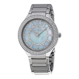 Michael Kors Kerry Mother of Pearl Dial Silver Stainless Steel Strap Watch for Women - MK3395 Authentic Buy Shop Now