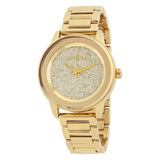 Michael Kors Kinley Gold Dial Gold Steel Strap Watch for Women - MK6209 Authentic Buy Shop Now